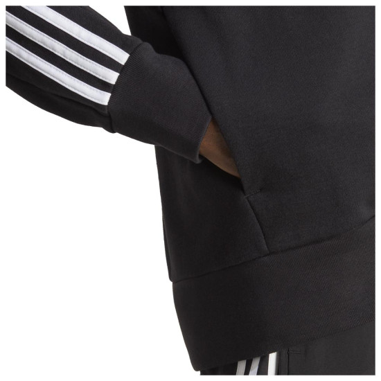 Adidas Ανδρική ζακέτα Essentials French Terry 3-Stripes Full-Zip Hoodie